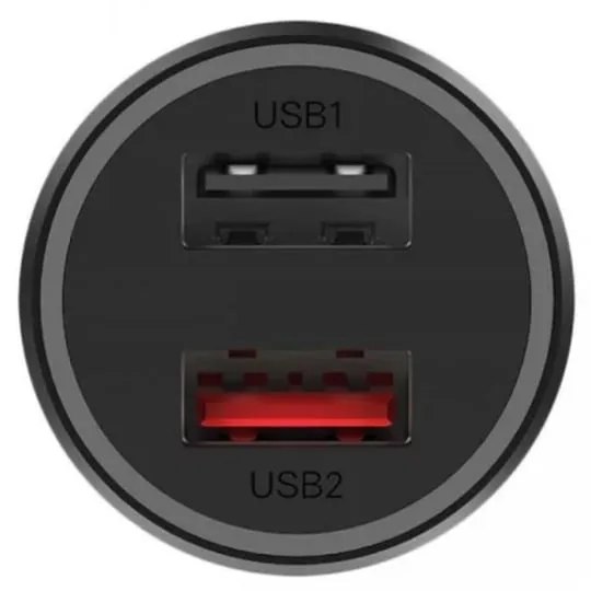Двухпортовое автомобильное зарядное устройство Xiaomi Mi 37W (черное), уже в продаже по отличным ценам, Автомобильное зарядное устройство Xiaomi за наличные или в кредит